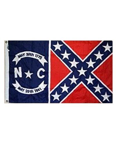 North Carolina Confederate Battle 3'x5' printed polyester flag